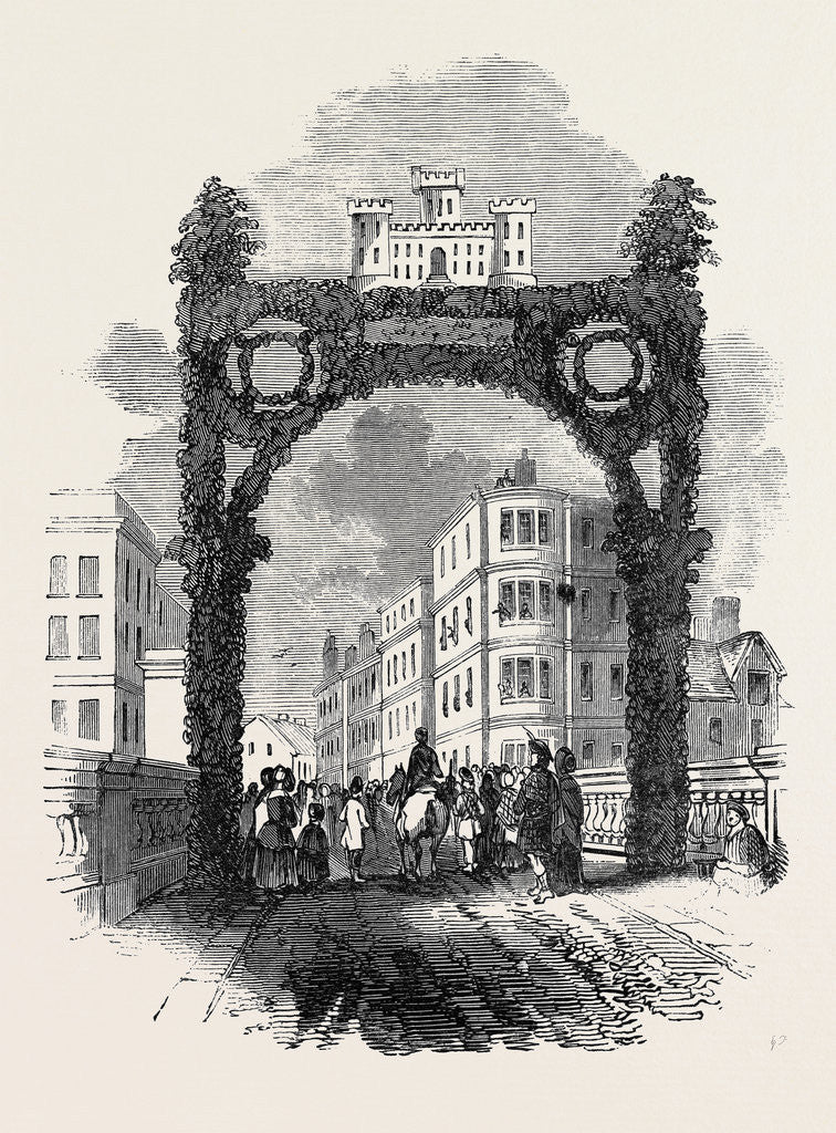 Detail of Arch on the New Brig of Ayr, Bridge, the Burns Festival by Anonymous