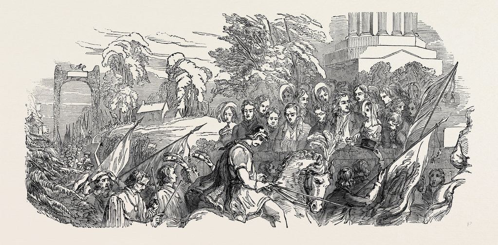 Detail of Procession Uncovering Before the Sons of Burns by Anonymous