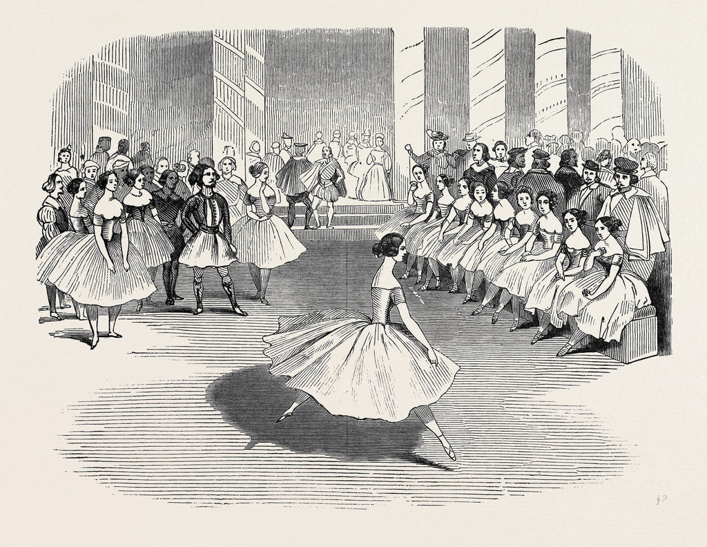 Detail of Madlle. Cerito, in the Ballet of Alma by Anonymous