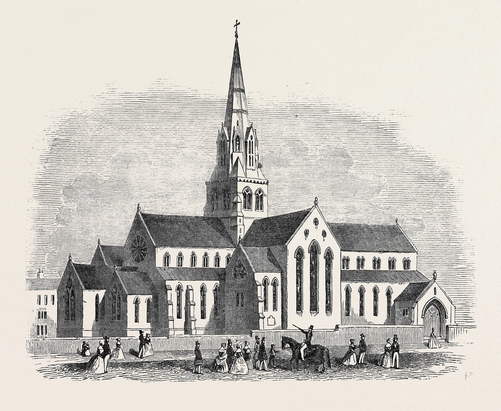 Detail of St. Barnabas Catholic Church, Nottingham by Anonymous