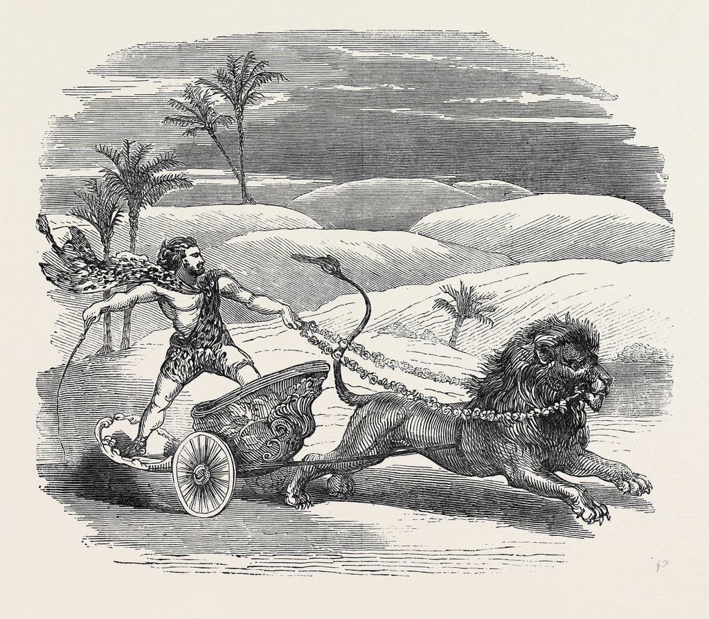 Detail of Carter's Lion Chariot Feat by Anonymous