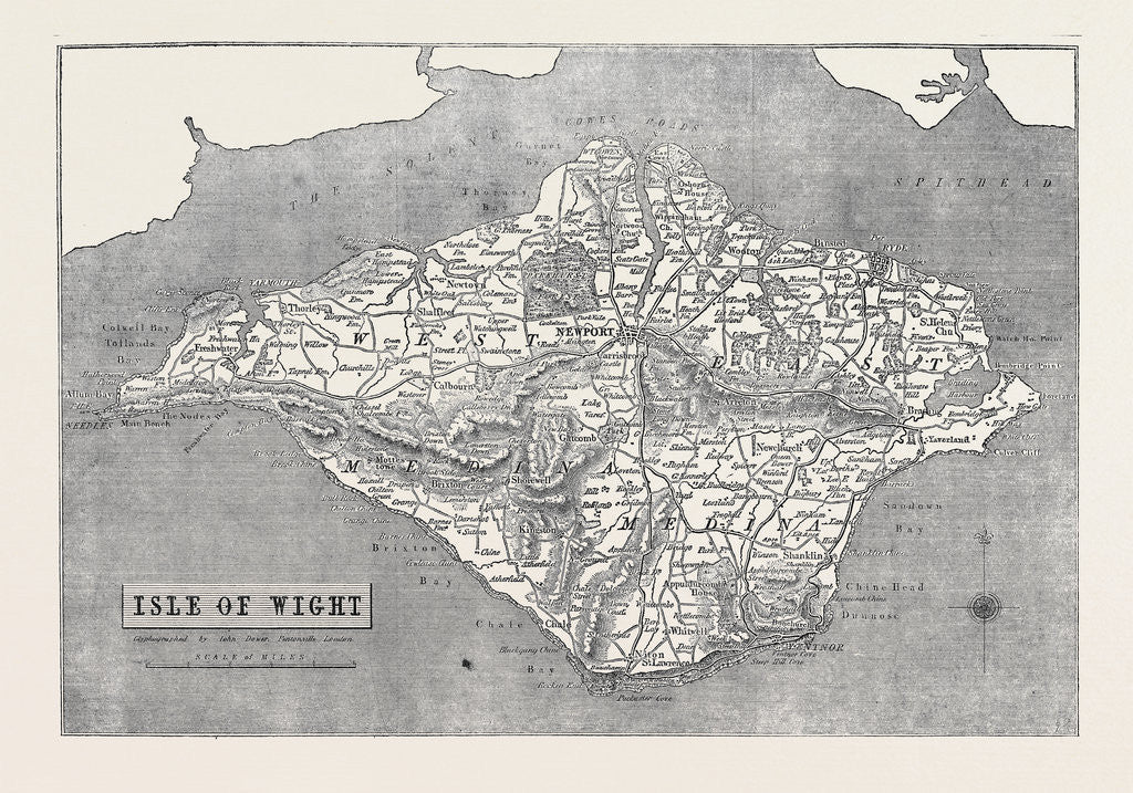 Detail of Isle of Wight by Anonymous