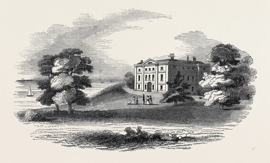 Detail of Her Majesty's Marine Residence, Isle of Wight by Anonymous