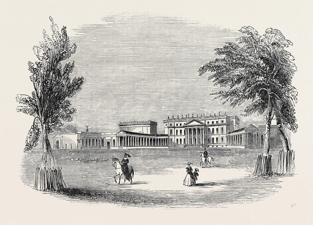 Detail of Stowe House, the Park Front by Anonymous