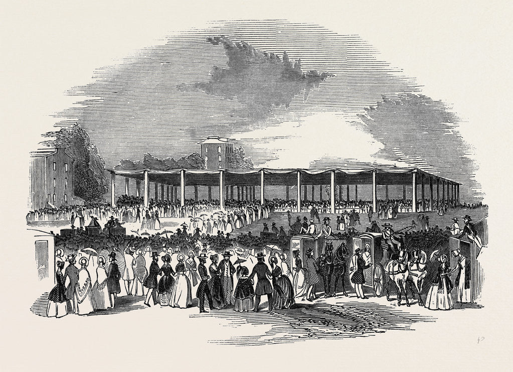 Detail of The Great Berkshire Festival, United States, the Pavilion by Anonymous