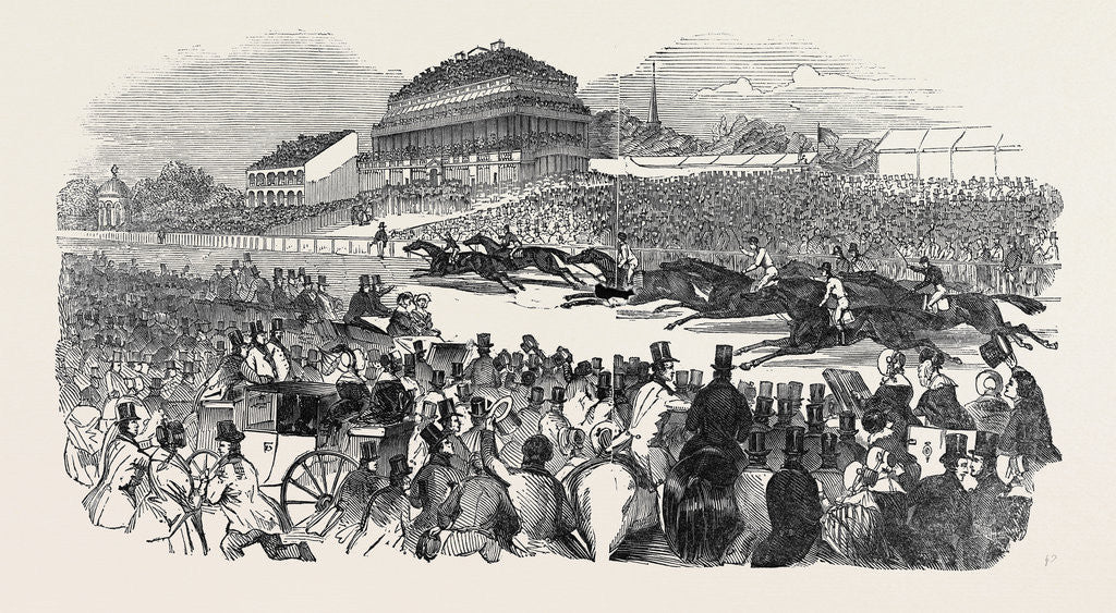 Detail of Doncaster Races, the St. Leger by Anonymous