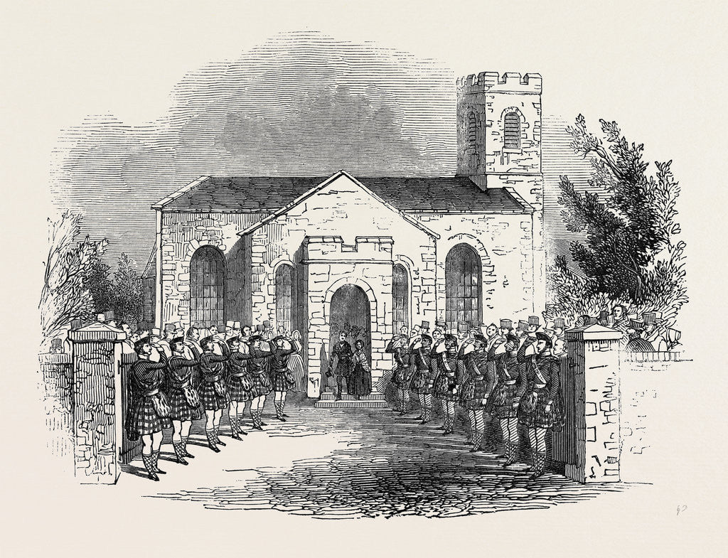 Detail of Her Majesty Leaving Blair Athol Church, the Queen's Second Visit to Scotland by Anonymous