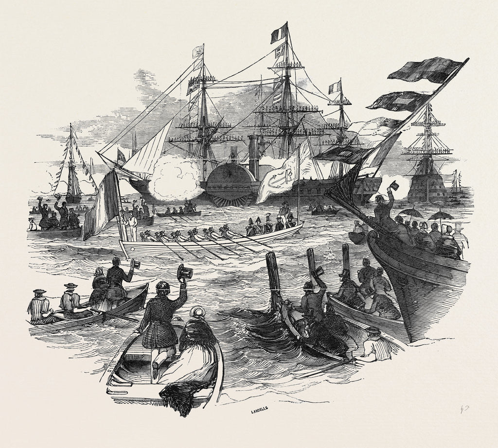 Detail of Arrival of the King of the French, at Portsmouth, on Tuesday Last by Anonymous