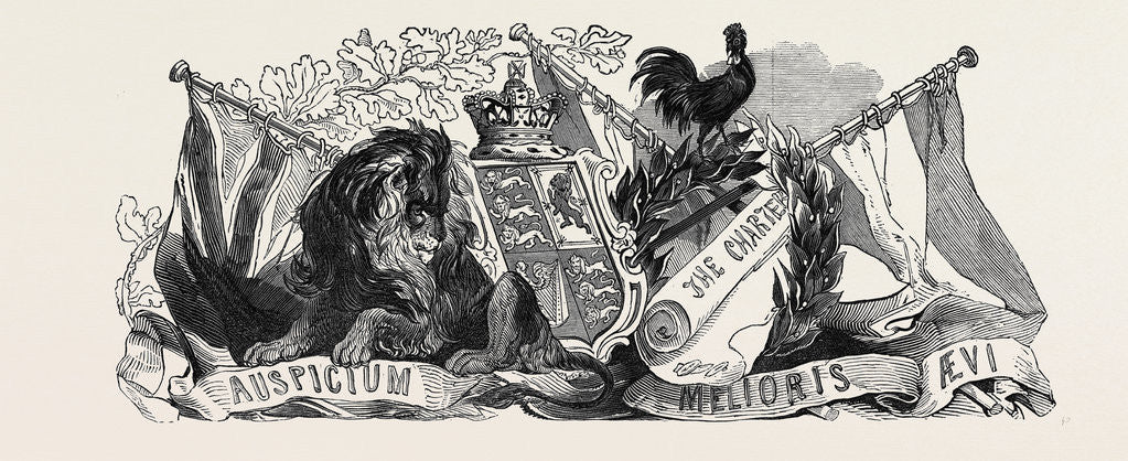 Detail of Britain and France Symbolised by Anonymous