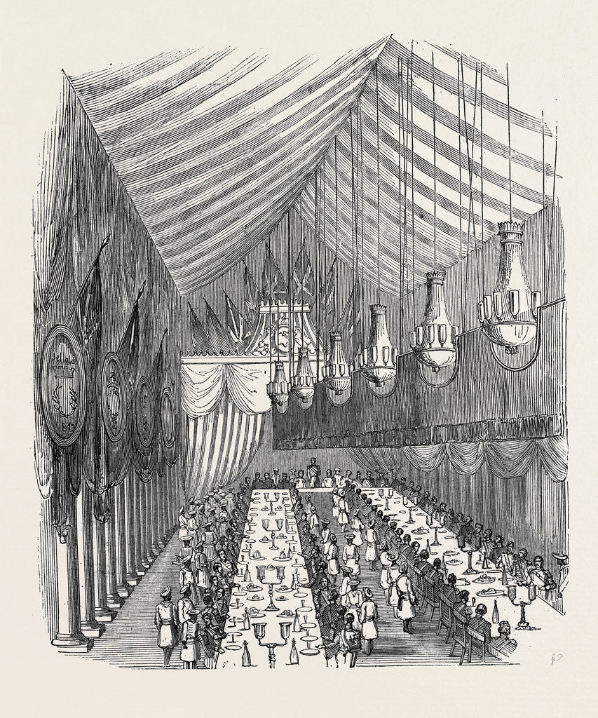 Detail of The Banquet in the Hall by Anonymous