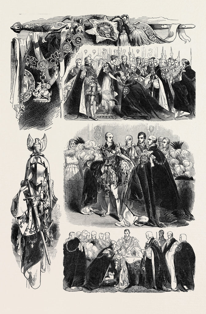 Detail of Ceremony of Investiture of the Order of the Garter by Anonymous