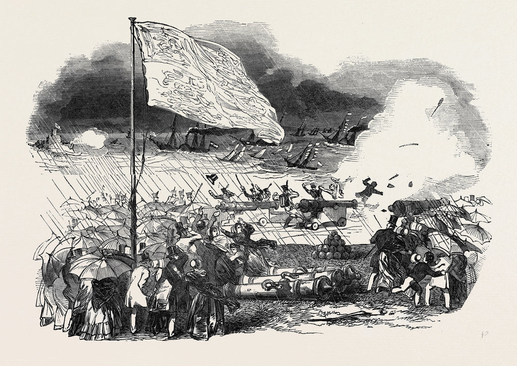 Detail of Explosion at the King's Bastion, Portsmouth, on Monday Last by Anonymous