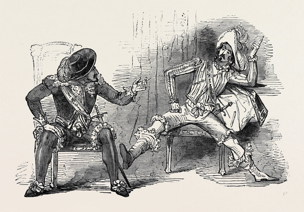 Detail of Scene from Don Caesar De Bazan, at the Princess' Theatre by Anonymous