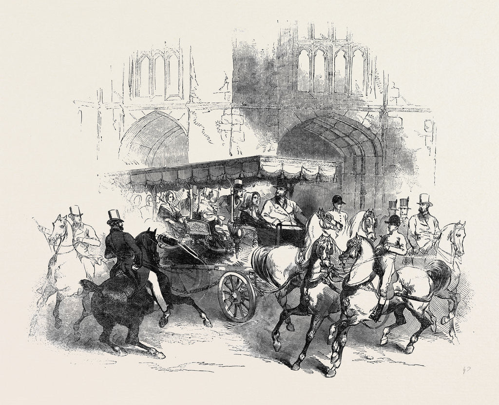Detail of The Char-a-Banc Presented to Her Majesty by the King of the French by Anonymous