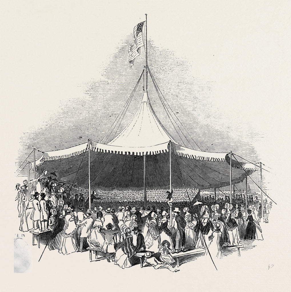 Detail of Interior of the Great Marquee by Anonymous