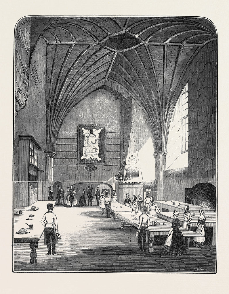 Detail of The Kitchen at Burghley, Her Majesty's Late Visit to Burghley by Anonymous