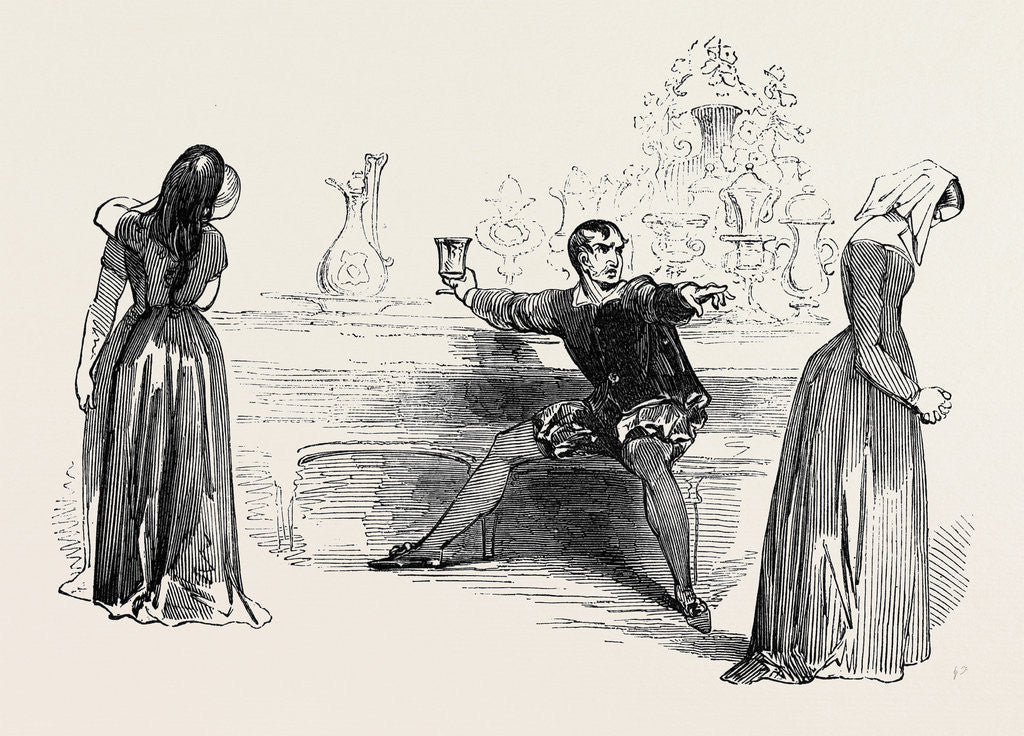 Detail of Scene from the City Madam, at Sadler's Wells Theatre by Anonymous