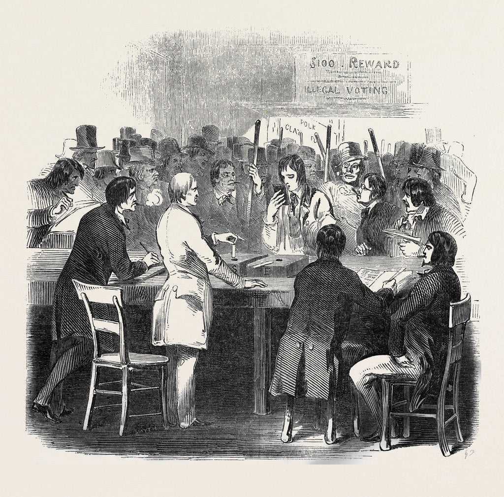 Detail of Balloting for President by Anonymous