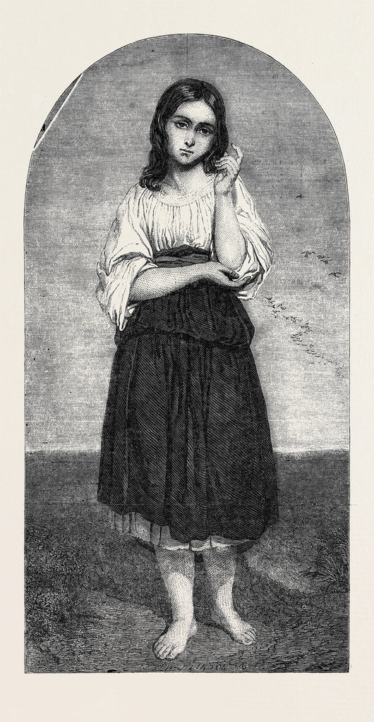 Detail of Mignon Regretting Her Country. by Anonymous