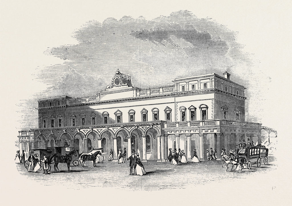 Detail of London and Brighton Railway, Brighton Terminus by Anonymous