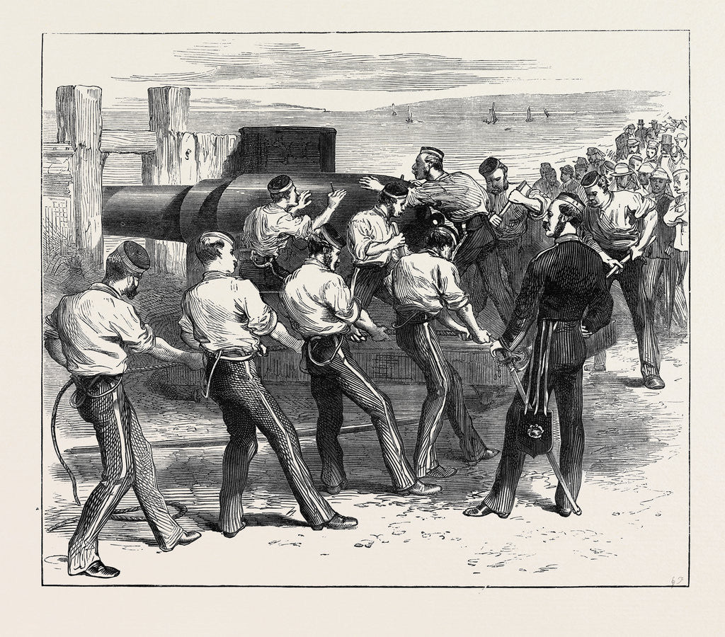Detail of The Camp at Shoeburyness: The Competition for the Army Prizes 1871 by Anonymous