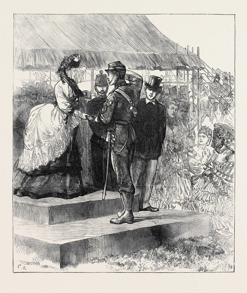 Detail of Princess Louise Presenting the Prizes at Wimbledon 1871 by Anonymous
