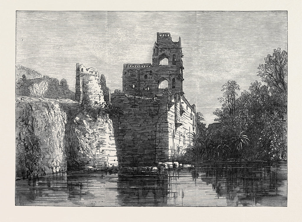 Detail of Palace of Justice Beejapoor India 1871 by Anonymous