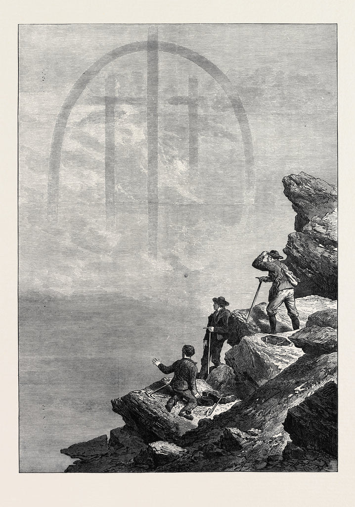 Detail of The Fog-Bow Seen from the Matterhorn 1871 by Anonymous