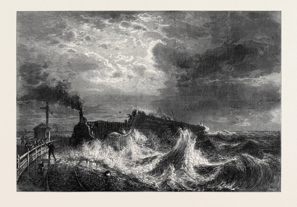 Detail of Arrival of the French Mail-Boat at Dover, 1871 by Anonymous