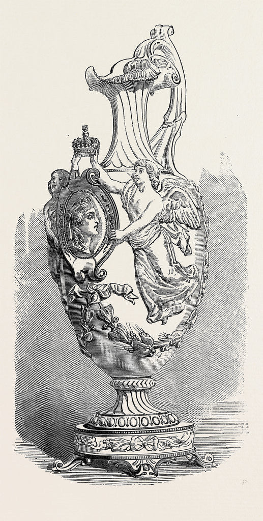 Detail of The International Exhibition: Porcelain from the Royal Factory at Berlin 1871 by Anonymous