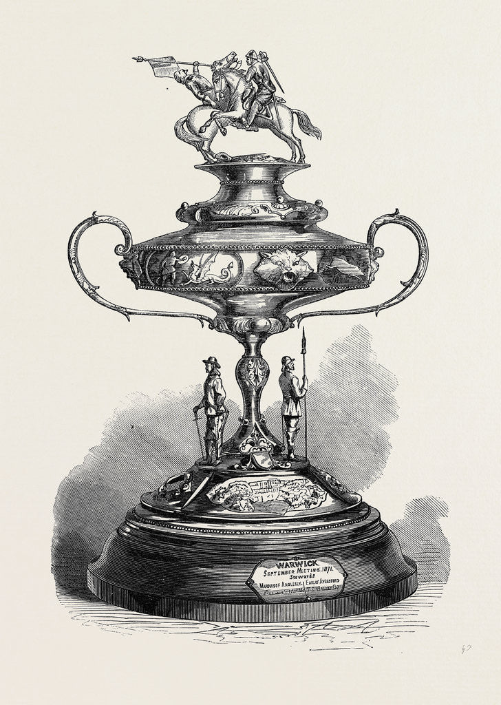 Detail of The Warwick Race Cup 1871 by Anonymous