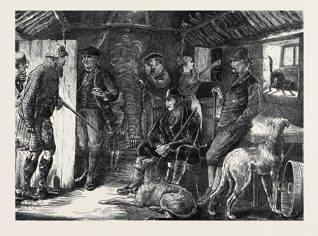 Detail of A Highland Shelter in a Storm by Anonymous