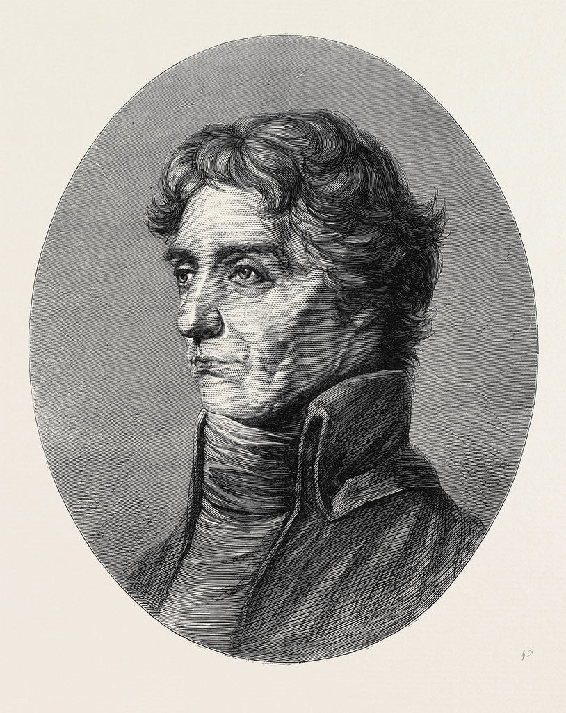 Detail of Admiral Lord Nelson from the Picture in the National Portrait Gallery 1871 by Anonymous