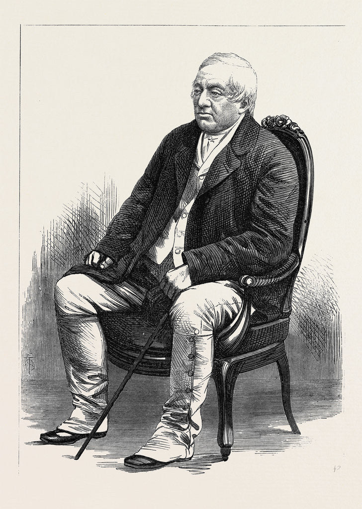 Detail of The Late Mr. John Scott 1871 by Anonymous