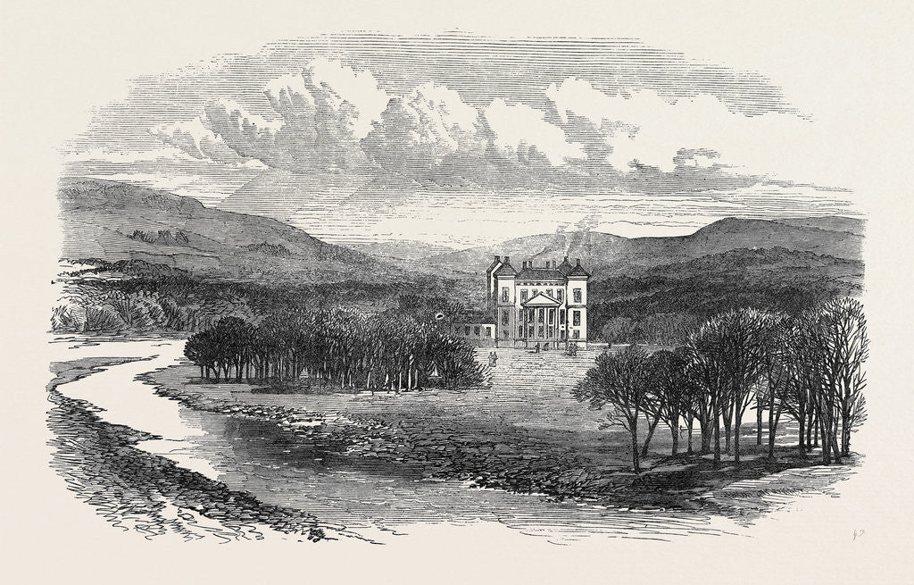 Detail of Duff House Near Banff the Seat of the Earl of Fife 1871 by Anonymous