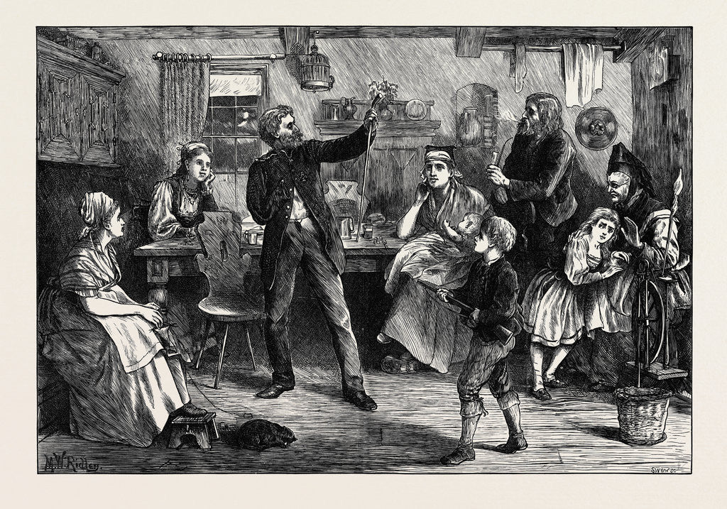Detail of The Story of Sedan: Fighting His Battles O'Er Again. 1871 by Anonymous