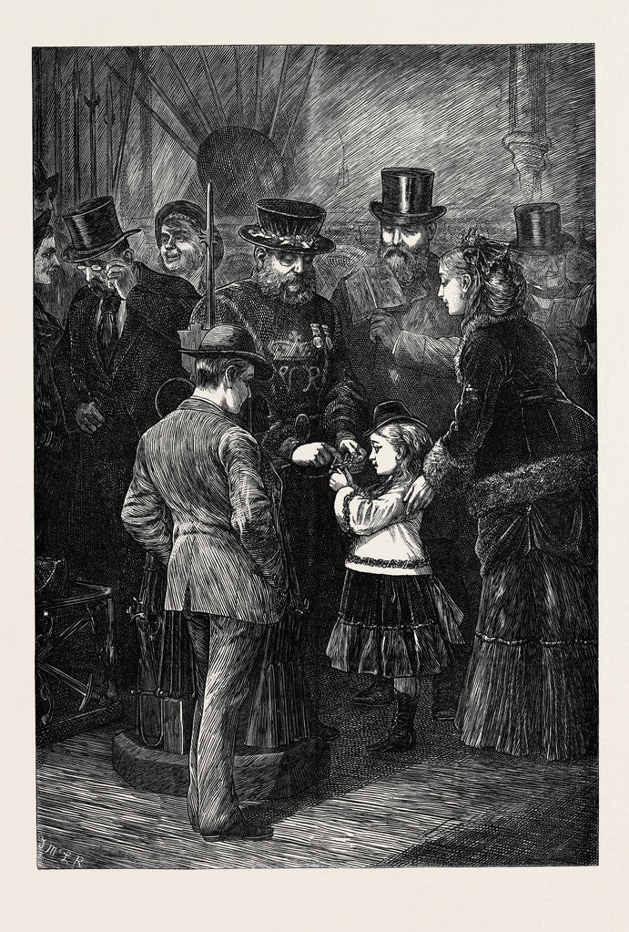 Detail of Holiday Sights: The Torture in Her Majesty's Tower London 1871 by Anonymous