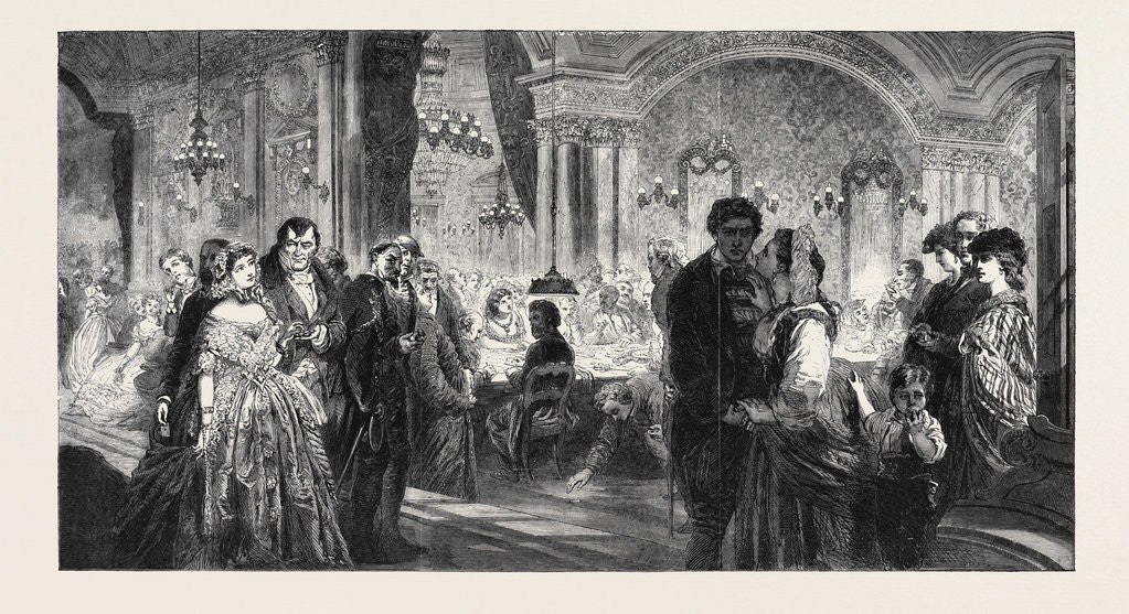 Detail of Rouge et Noir, from the Royal Academy Exhibition by Anonymous