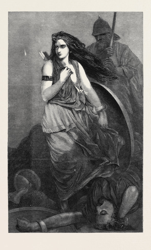 Detail of Dar-Thula, from the Exhibition of the New Society of Painters in Water Colours by Anonymous