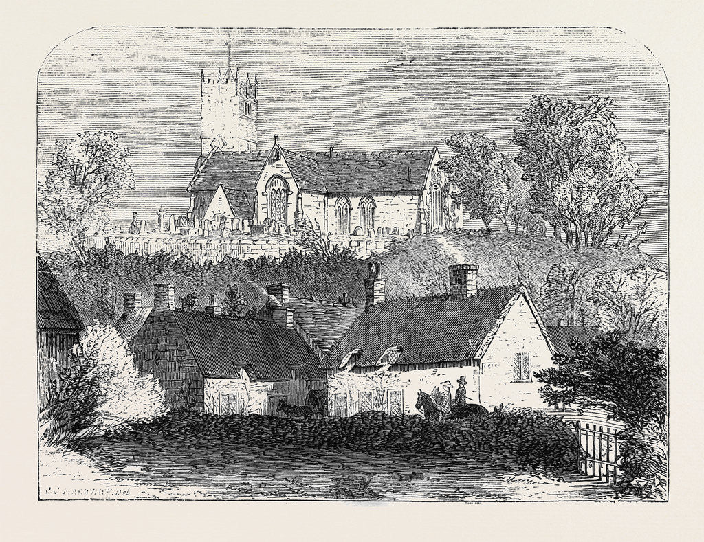 Detail of Godshill Crurch Isle of Wight by Anonymous