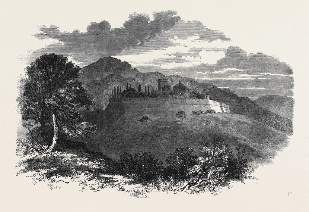 Detail of Brolio the Ancestral Seat of the Ricasoli Family by Anonymous