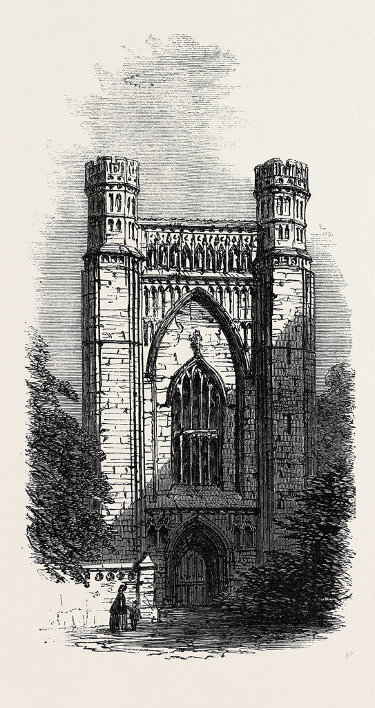 Detail of Thorney Abbey Cambridgeshire the Archaeological Institute of Great Britain and Ireland by Anonymous