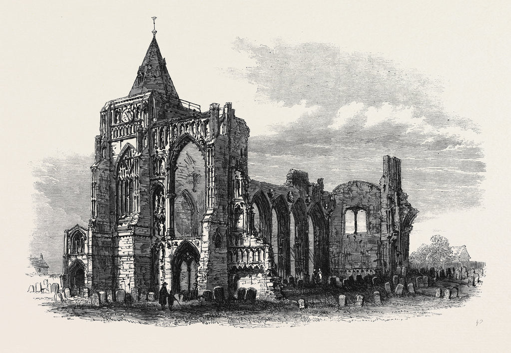Detail of Crowland Abbey Lincolnshire the Archaeological Institute of Great Britain and Ireland by Anonymous