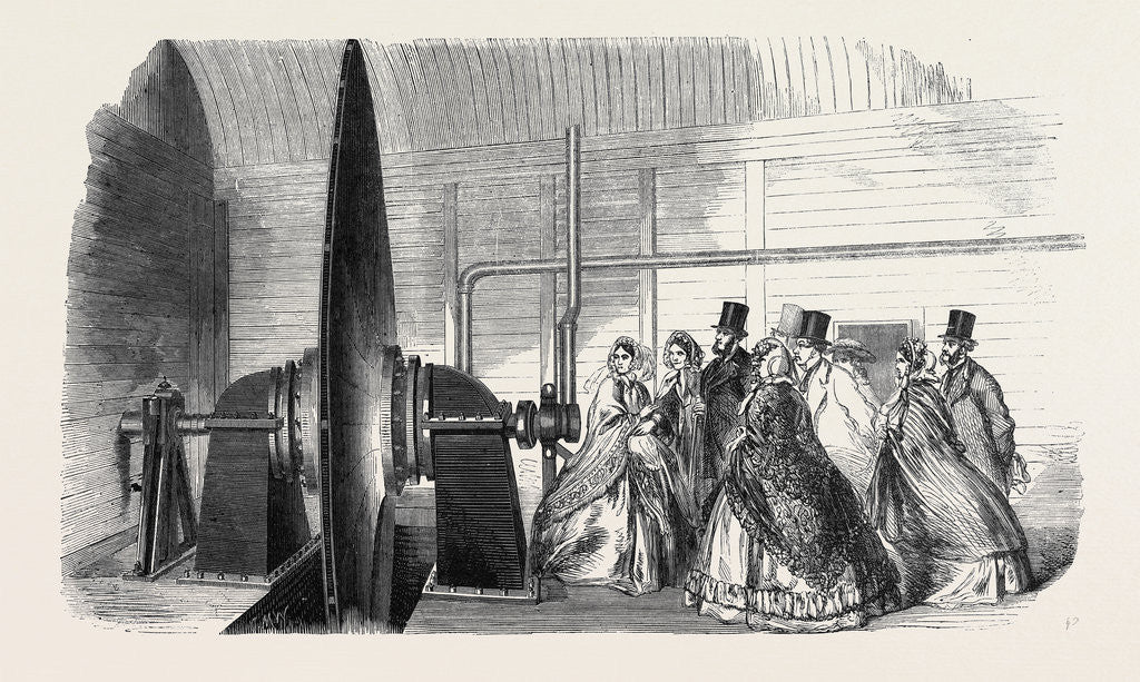 Detail of Section of Disc in the Engine House Pneumatic Letter and Parcel Conveyance by Anonymous