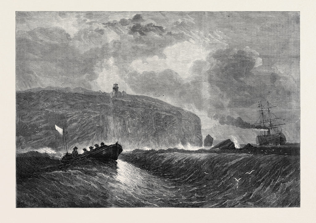 Detail of Cape Race Newfoundland the Termination of the American System of Telegraphs by Anonymous