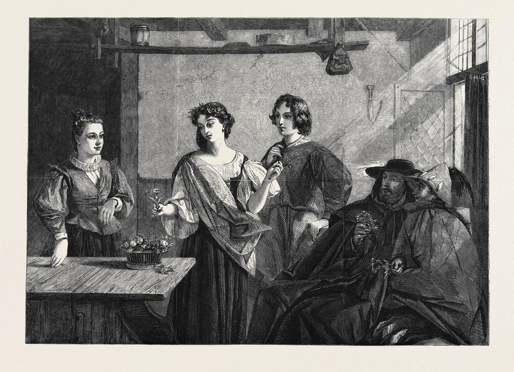 Detail of Florizel and Perdita, at the South Kensington Museum, London by Anonymous
