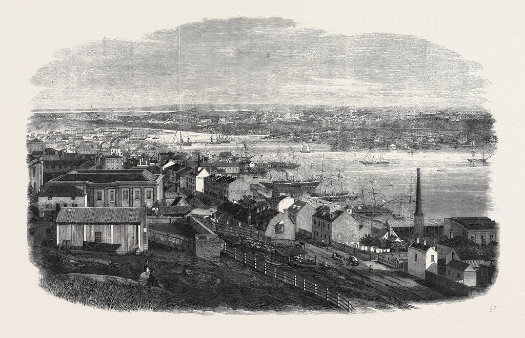 Detail of General View of Sydney New South Wales by Anonymous