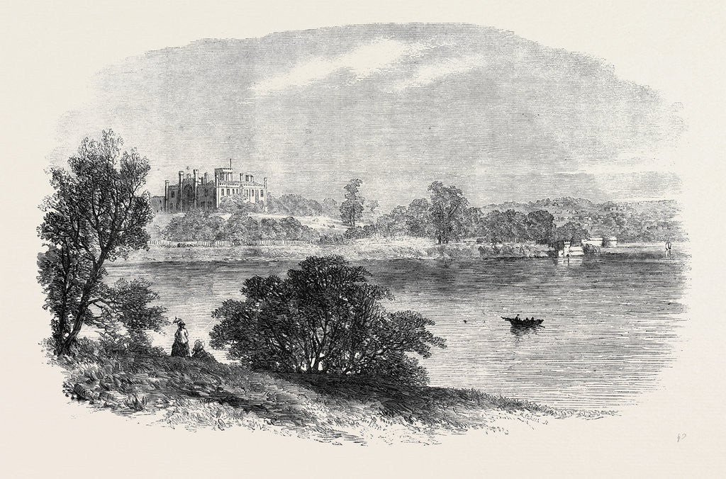 Detail of The Government House Viewed from the Eastern Side of the Lower Botanic Garden Sketches from Sydney New South Wales by Anonymous