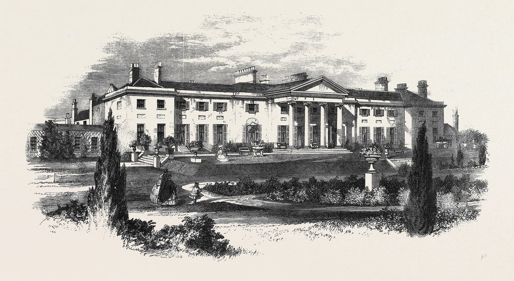 Detail of The Viceregal Lodge Phoenix Park Dublin the Queen's Visit to Ireland by Anonymous
