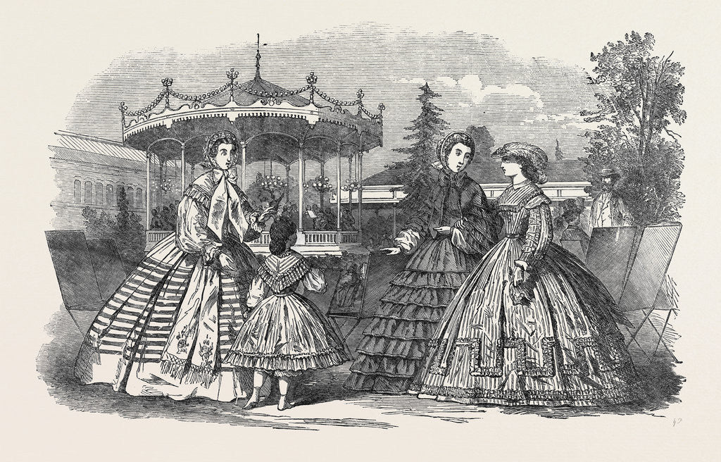 Detail of Paris Fashions for September by Anonymous